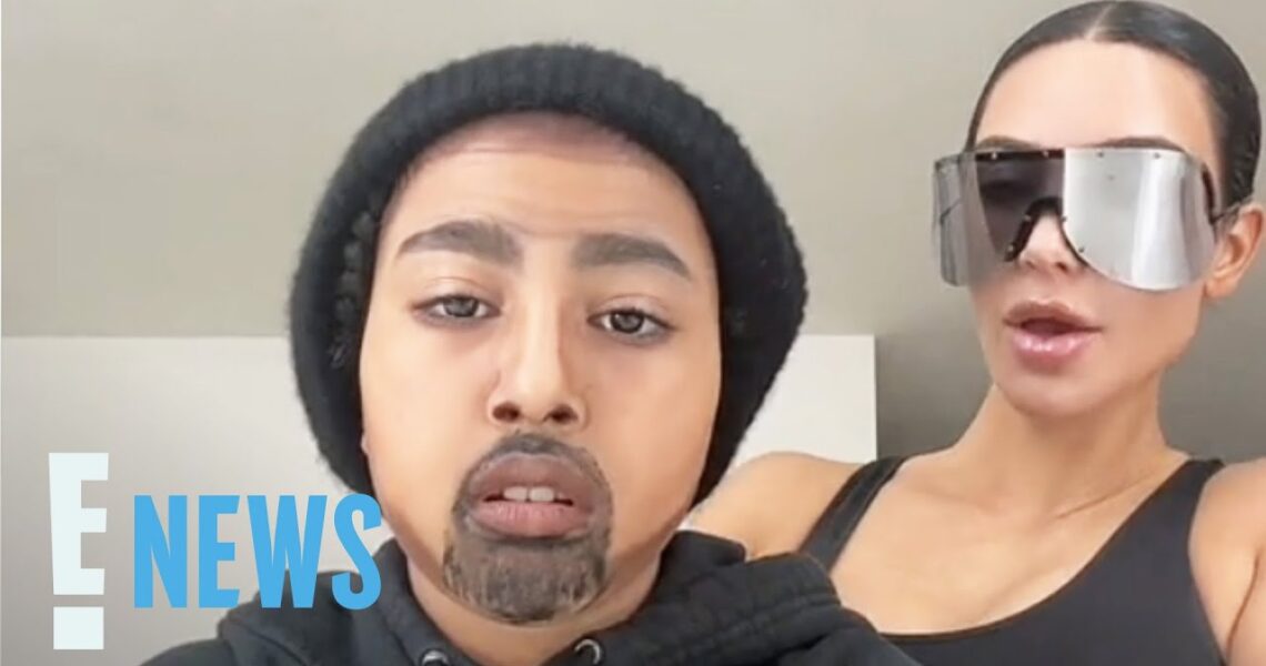 North West Dresses Up As Her Dad Kanye West in New TikTok Video | E! News