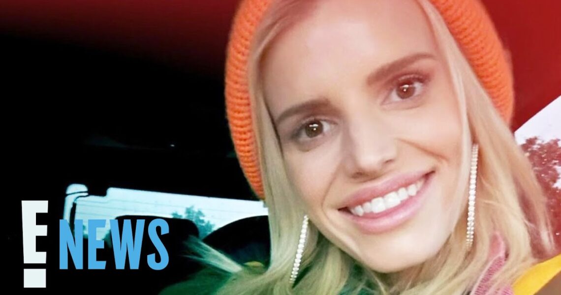 See Jessica Simpson Wear Her 8th Grade Cheerleader Jacket | E! News