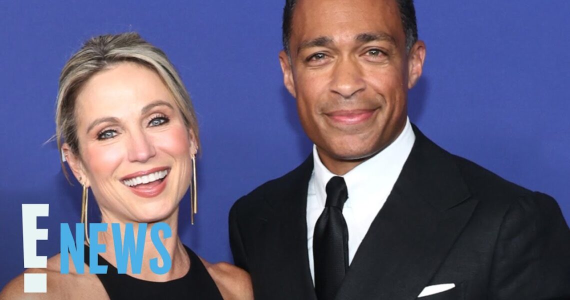 Amy Robach & T.J. Holmes CONFIRM Romance With a Kiss in Miami | E! News