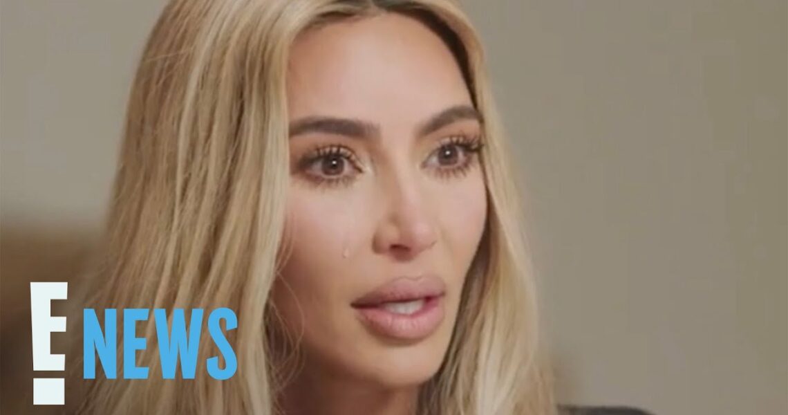 TEARFUL Kim Kardashian Talks Co-Parenting With Kanye West | E! News