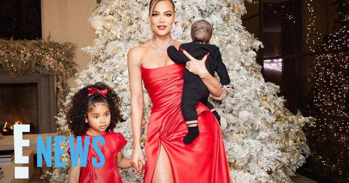 Khloe Kardashian Shares Christmas Photo With Baby Boy & Daughter True | E! News