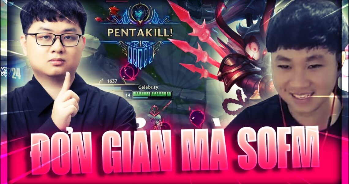 CELEB KALISTA HÚP NGAY PENTAKILL TRONG CUSTOM CHẢO LỬA CÙNG SOFM