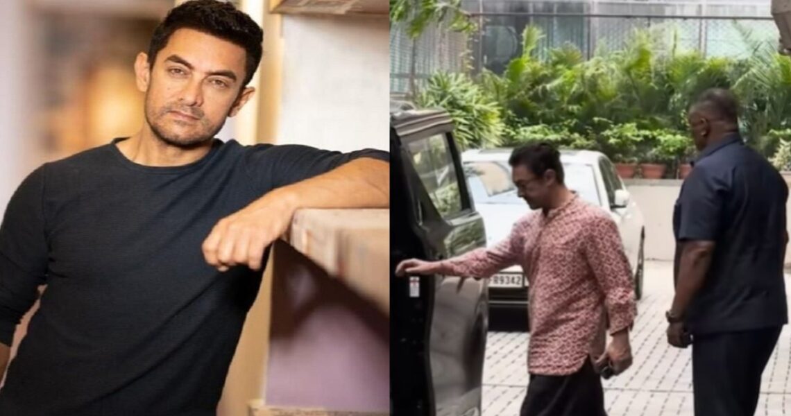 Aamir Khan visits ex-wife Reena Dutta with his mother and brother to pay last respects to her father; WATCH