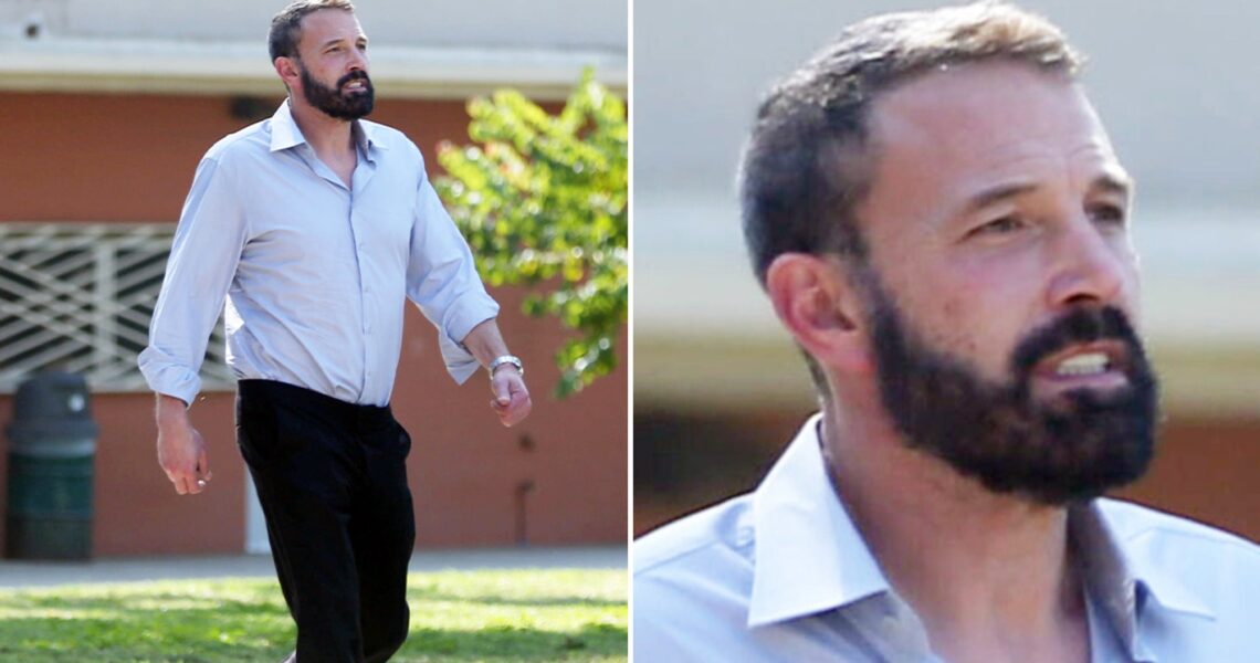 Ben Affleck Steps Out With Dyed Beard Amid Jennifer Lopez Divorce