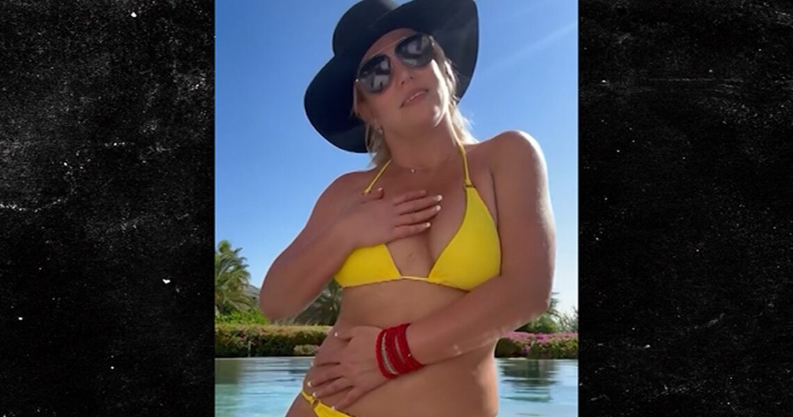 Britney Spears Sizzles as She Twerks in Teenie Weenie Yellow Bikini