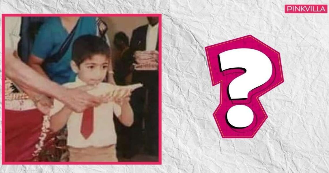 Can you identify this South actor who left home with Rs 300 to become a Pan-India star from his childhood pic?