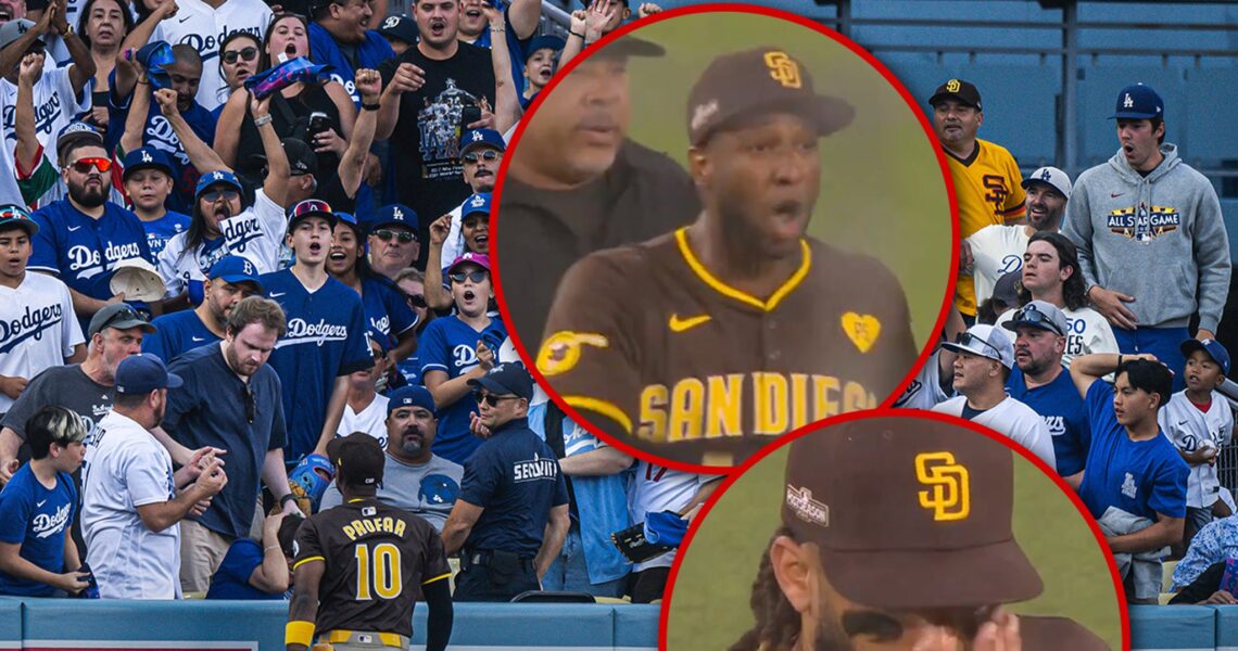 Dodgers Fans Delay NLDS Matchup After Throwing Stuff At Padres Players