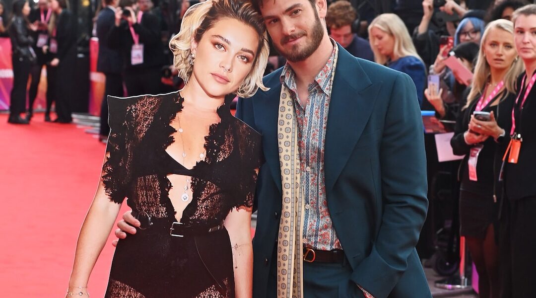 Florence Pugh Reacts to Andrew Garfield’s Cardboard Cutout of Her