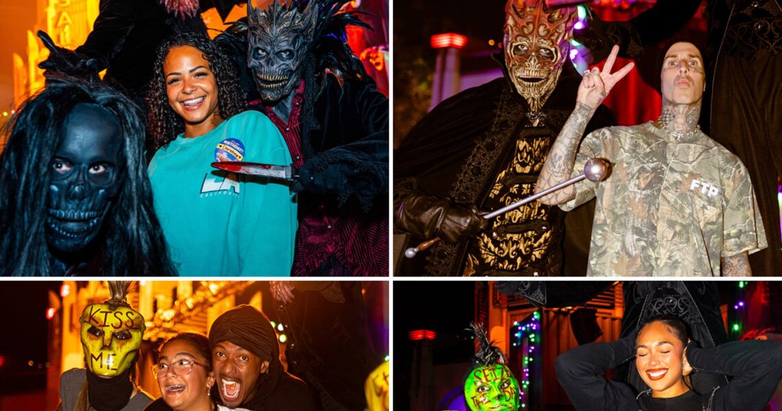 Freaky Fun Photos Of Celebs At Halloween Horror Nights!