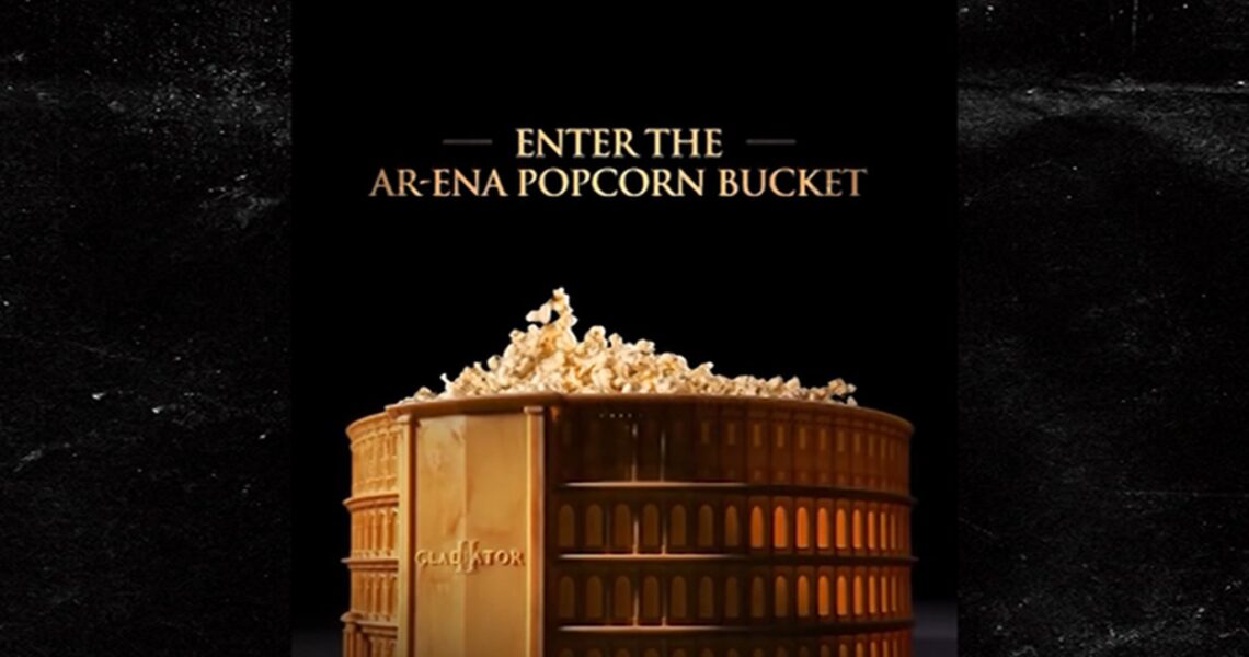 ‘Gladiator II’ Popcorn Bucket Goes Viral, Escalates Novelty Concession Wars