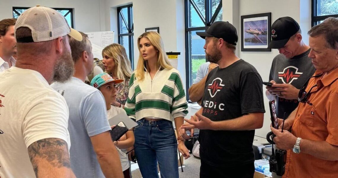 Ivanka Trump Steps Up in Hurricane Relief Effort With Charitable Groups