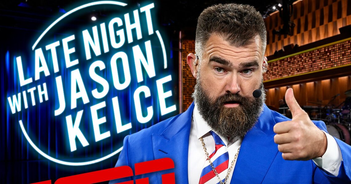 Jason Kelce Reportedly In Talks With ESPN About Hosting Late-Night Show