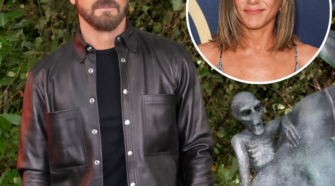 Justin Theroux Shouts Out “Auntie” Jennifer Aniston in Sweet Pic