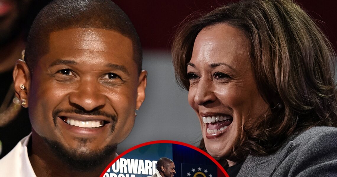 Kamala Harris and Donald Trump Trot Out Celebs, Usher vs. Antonio Brown