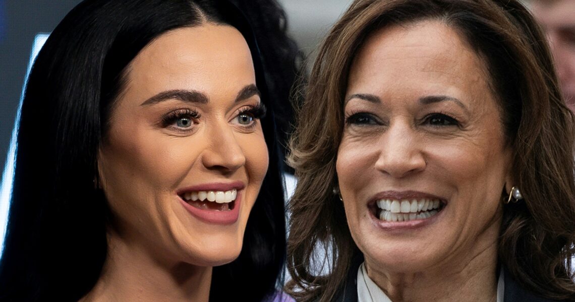 Katy Perry Surprises Kamala Harris Staffers During Campaign Meeting