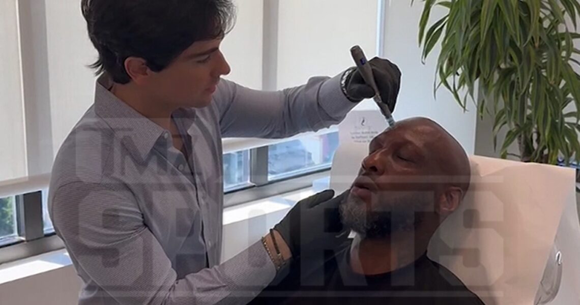 Lamar Odom Undergoes Salmon Sperm Facial To Help Rejuvenate Skin