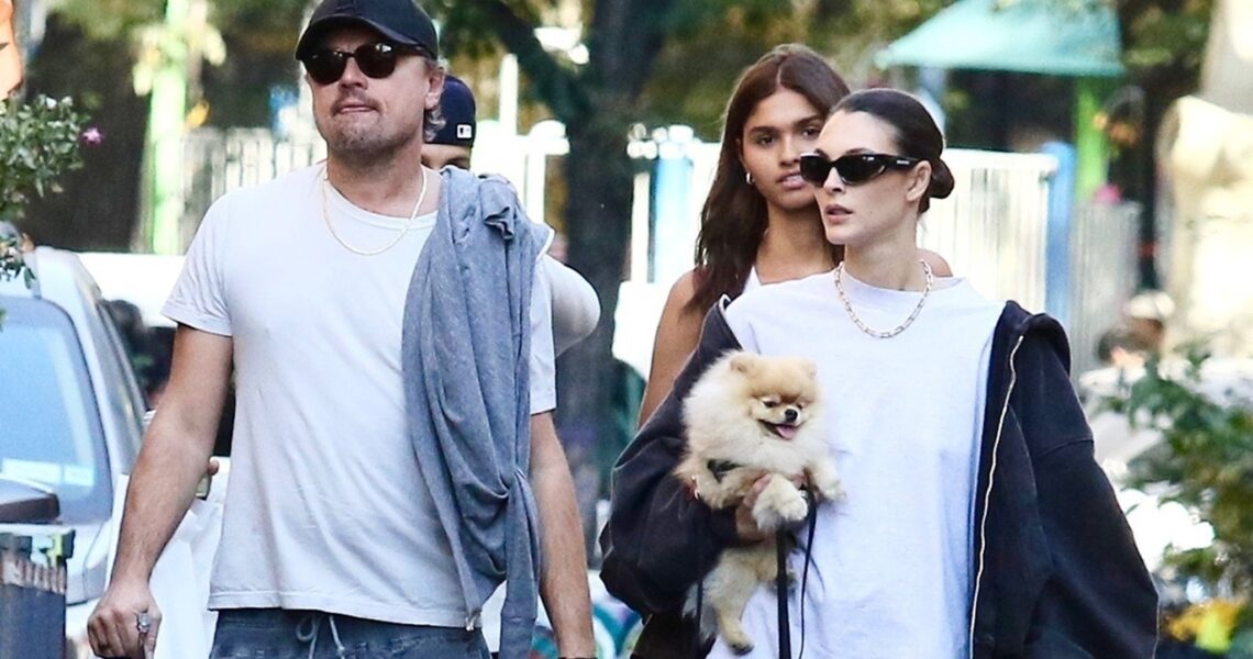 Leonardo DiCaprio and Vittoria Ceretti NYC Stroll With New Puppy