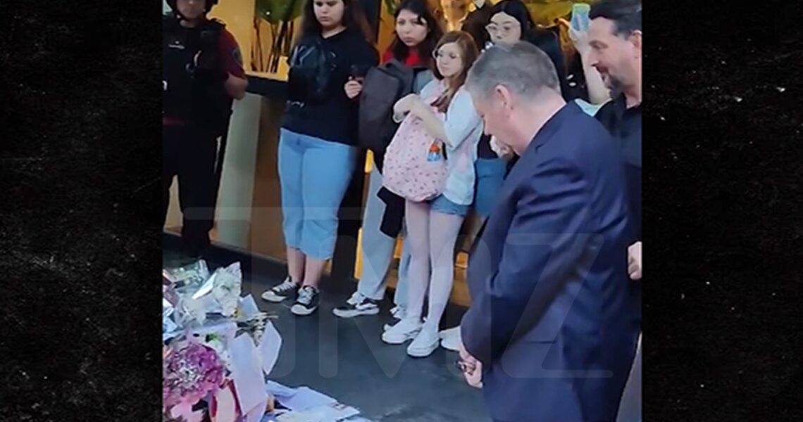 Liam Payne’s Dad Joins Fans for Moment of Silence Outside Hotel