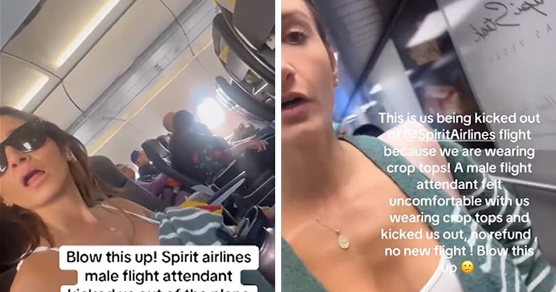 Pals Kicked Off Spirit Airlines Flight, Claim Male Attendant Singled Them Out