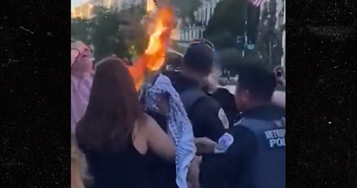 Protester Sets Himself on Fire Outside White House