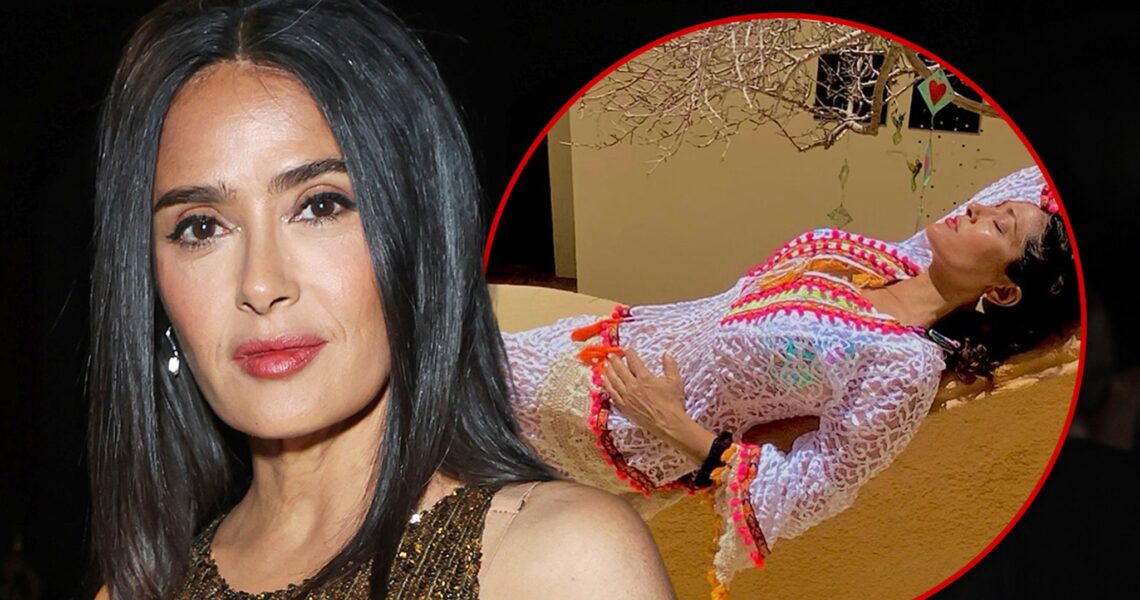 Salma Hayek Stuns In New Photos, Gets Love From Lauren Sanchez