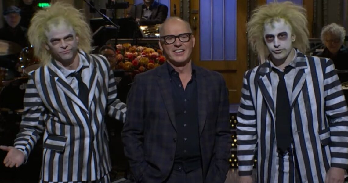 Saturday Night Live: Andy Samberg And Mikey Day Join Michael Keaton In His Hilarious Gig Dressed As Beetlejuice; Details Inside