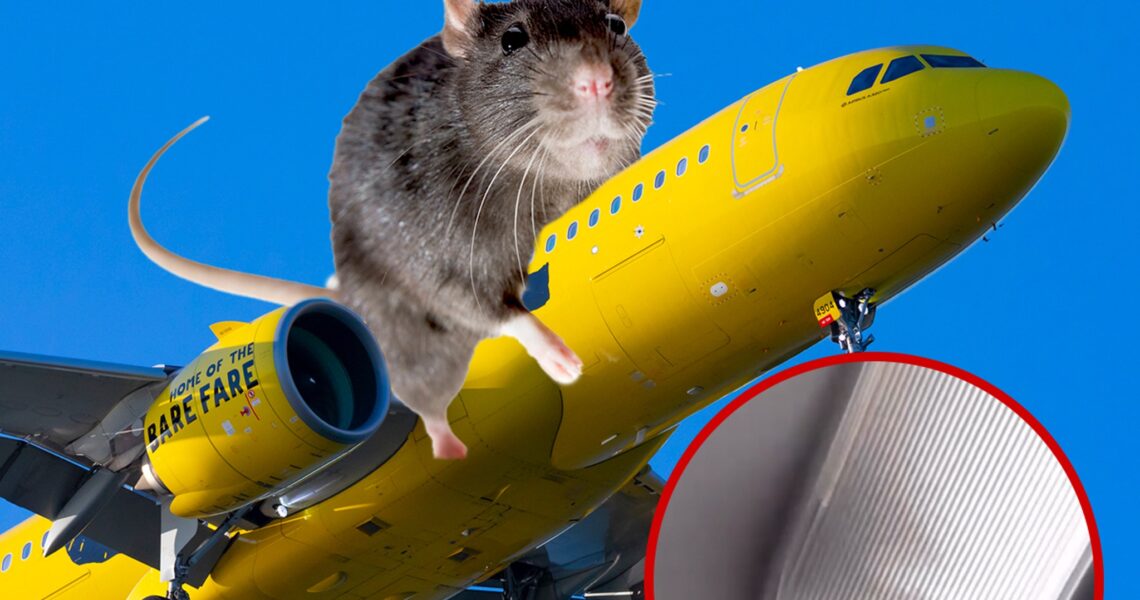 Spirit Airlines Passengers Freak Out When They See Rat on Plane, on Video