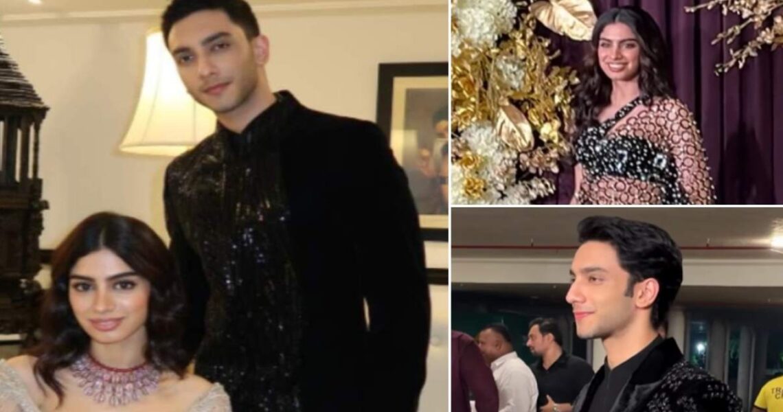 Vedang Raina patiently waiting for his turn while rumored GF Khushi Kapoor poses for paps at Manish Malhotra’s Diwali bash is too cute to handle; WATCH